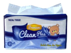 Tissue Clean Plus Facial / Wajah 1 Kg (2 Ply) 1 Dus isi 10 Pcs